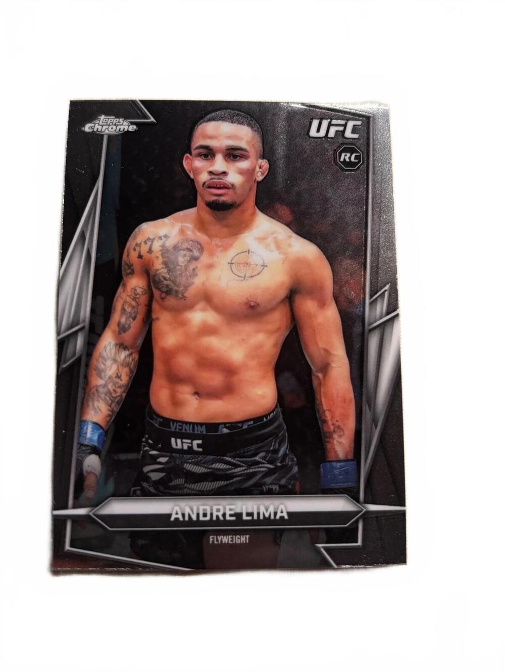 Topps Chrome UFC Andre Lima Flyweight Rookie Trading Card #